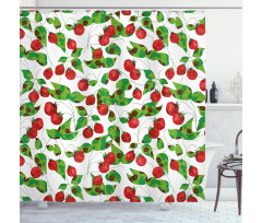 Summer Vibes Joyful Shower Curtain