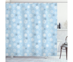 Cold Weather New Year Shower Curtain