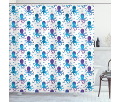 Polygonal Animal Design Shower Curtain