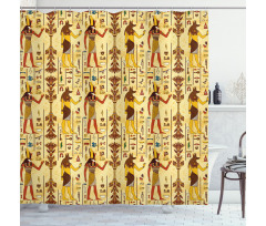 Grunge and Retro Timeless Shower Curtain