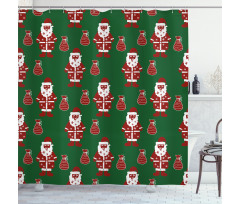 Santa Claus Present Shower Curtain