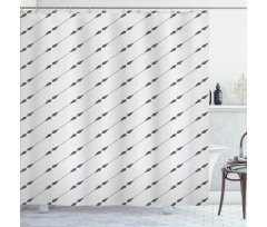 Classical Abstract Shower Curtain