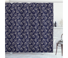Fan Pattern Shower Curtain