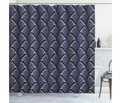 Vintage Ocean Waves Shower Curtain