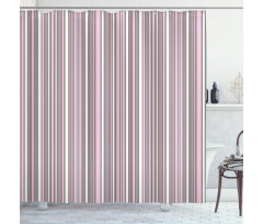 Vertical Line Art Shower Curtain