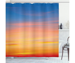 Majestic Dramatic Sunset Shower Curtain