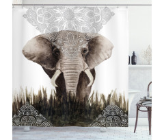 Elephant Animal Shower Curtain