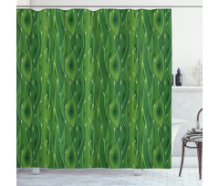 Retro Spring Abstract Shower Curtain