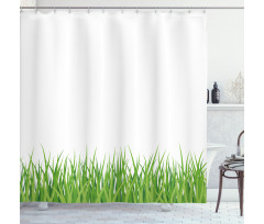 Fresh Grass Lawn Garden Shower Curtain