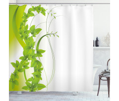 Blooming Fantasy Flora Shower Curtain