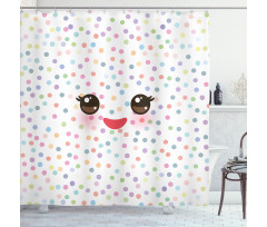 Kawaii Funny Muzzle Shower Curtain