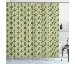Mexican Inspired Flora Shower Curtain