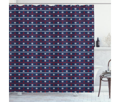 Nautical Borders Shower Curtain