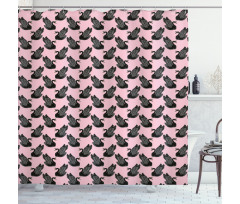 Vintage Black Princesses Shower Curtain