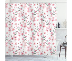 Sakura Cherry Garden Shower Curtain