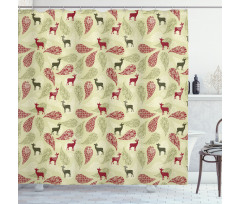 Ornate Animal Shower Curtain
