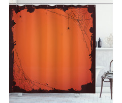 Grunge Scary Frame Shower Curtain