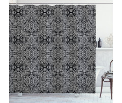 Abstract Vintage Shower Curtain