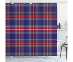 Scottish Country Style Shower Curtain