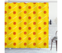 Athletics Fun Match Shower Curtain