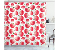 Watercolor Art Harvest Shower Curtain