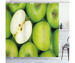 Realistic Healthy Snack Shower Curtain