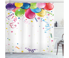 Entertainment Fun Shower Curtain