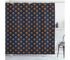 Heraldic Design Shower Curtain