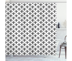 Western Baroque Shower Curtain