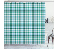 Checkered Tartan Shower Curtain