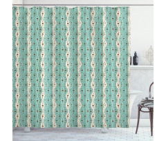 Traditional Polka Dot Shower Curtain