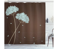 Falling Leaves Shower Curtain