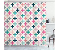 Colorful Hipster Shower Curtain