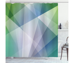 Futuristic Shapes Shower Curtain