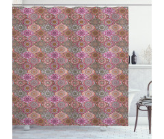 Nature Inspired Curvy Shower Curtain