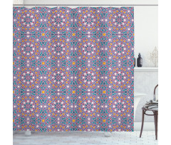 Star Pattern Shower Curtain