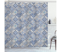 Oriental Rectangles Shower Curtain