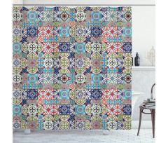 Complex Floral Design Shower Curtain