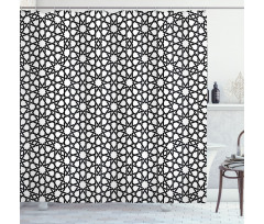 Moorish Classic Motifs Shower Curtain