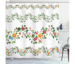 Romantic Pattern Shower Curtain