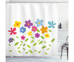 Colorful Foliage Shower Curtain