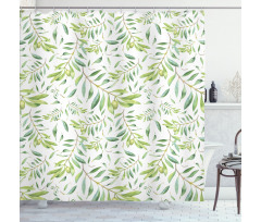 Olive Tree Shower Curtain