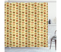 Festival Instruments Shower Curtain