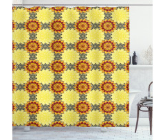 Vibrant Yellow Shower Curtain