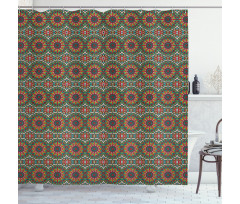Mystical Chinese Design Shower Curtain