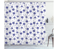 Chinese Floral Nature Shower Curtain