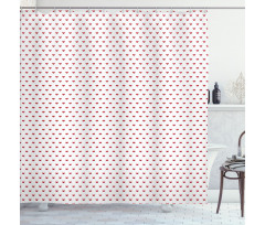 Dotted Pattern Stones Shower Curtain