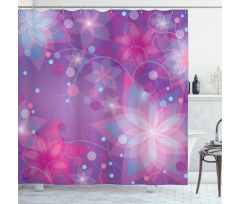 Floral Dreamy Romantic Shower Curtain