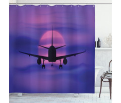 Dreamy Sky Traveling Shower Curtain