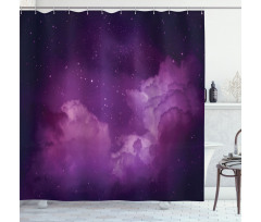 Cosmic Celestial Stars Shower Curtain